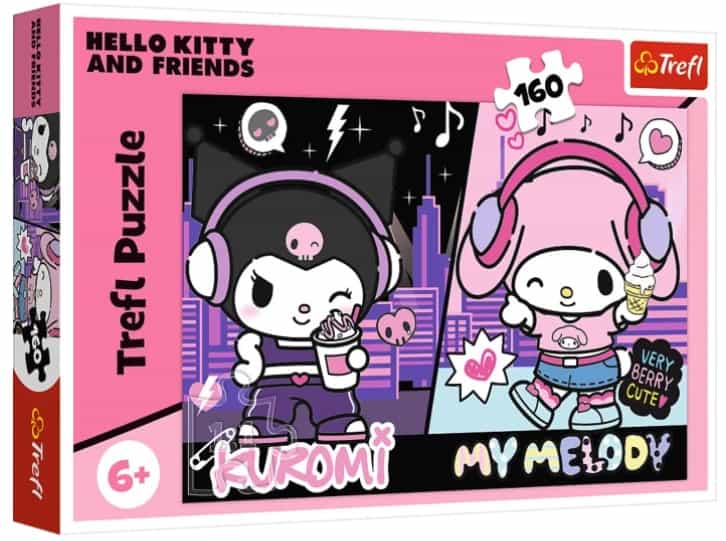Puzzle 160 elementów Kuromi rządzi Trefl