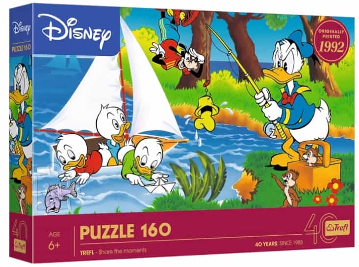 Puzzle 160 el. Disney Przygoda Nad Jeziorem 40-lecie Trefl