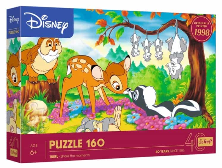 Puzzle 160 el. Disney Bambi i Przyjaciele 40-lecie Trefl
