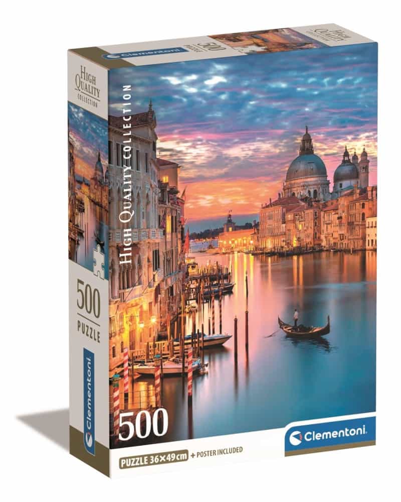 Puzzle 500 elementów Compact Światła Wenecji Wenecja 