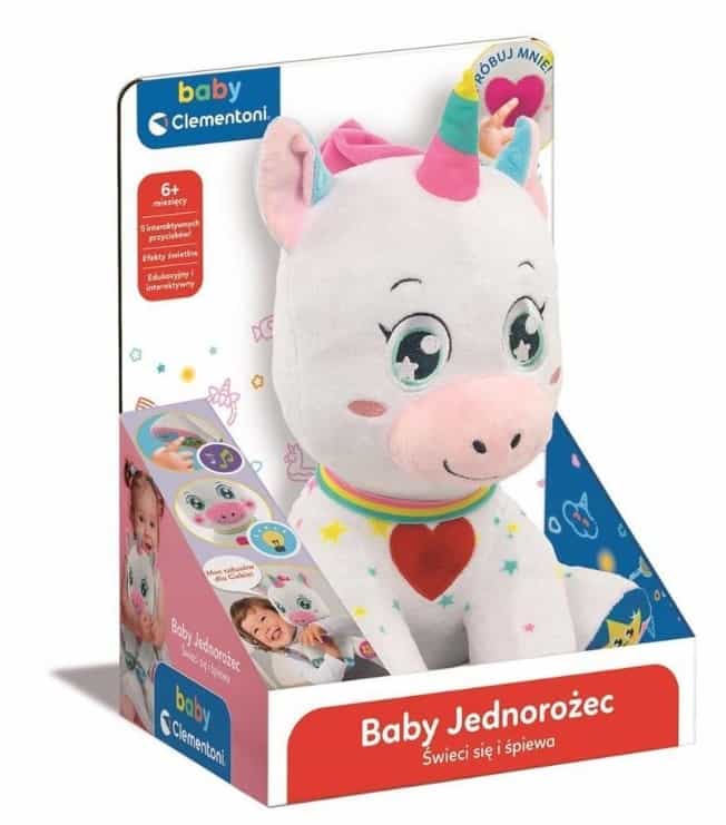 Interaktywny pluszowy Jednorożec Zabawa Nauka