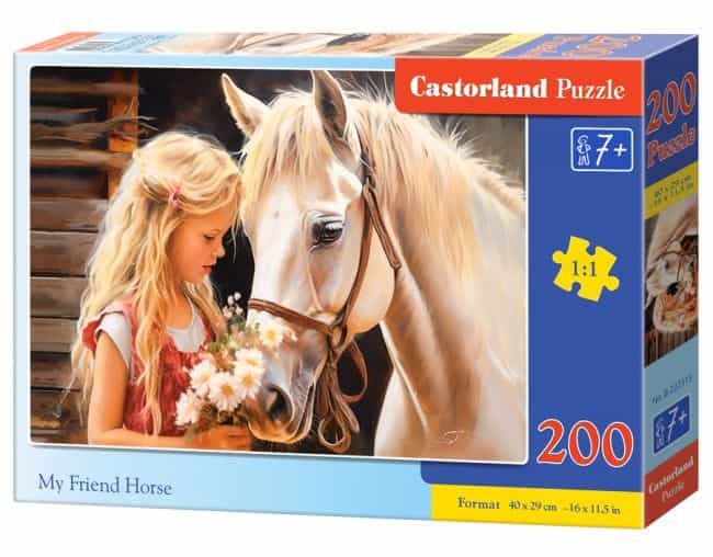 Puzzle 200 elementów Mój przyjaciel koń Castorland