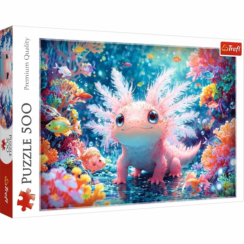 Puzzle 500 el. Salamandra Meksykańska Aksolotl Trefl
