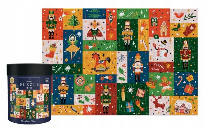 Puzzle 250 el.Tuba BN Christmas Time Świąteczne Interdruk