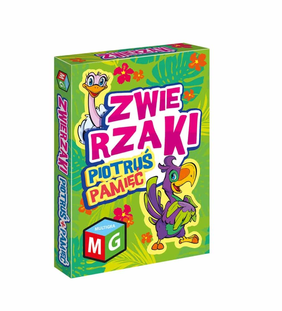 Karty Piotruś Pamięć Zwierzaki Zwierzęta Multigra