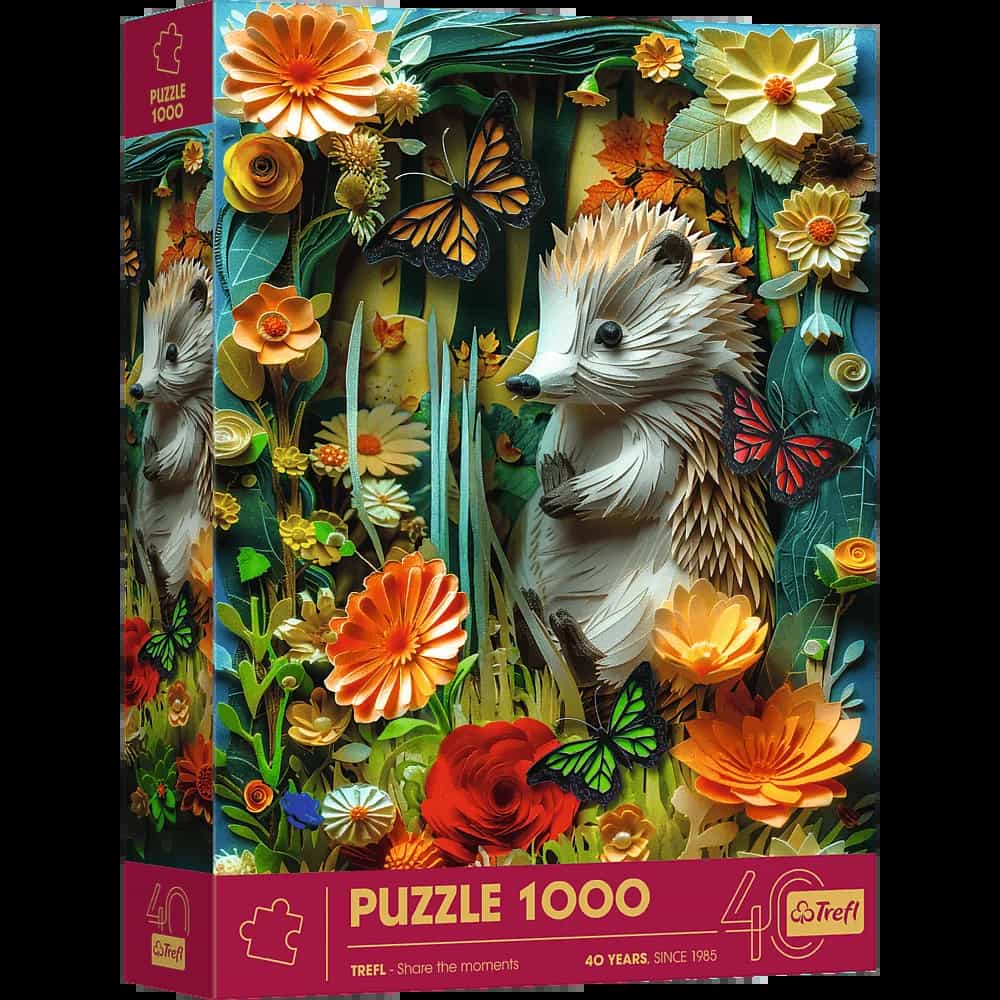 Puzzle z efektem 3D 1000 el. 40-lecie Trefl - Jeż
