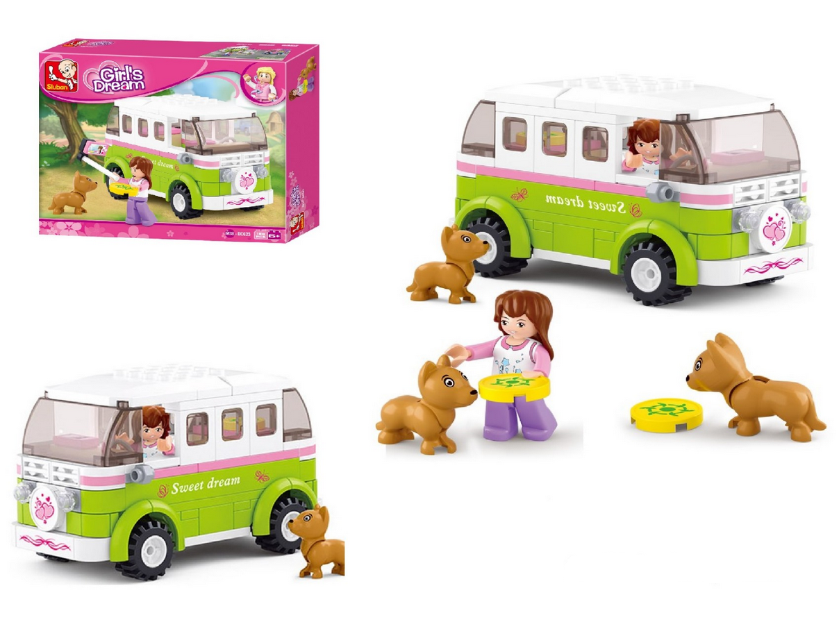 Klocki Sluban Girl's Dream Van Camping Kamper 158 szt.