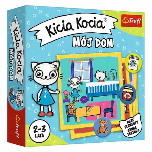 Gra Kicia Kocia Loteryjka Edukacyjna Mój Dom Trefl