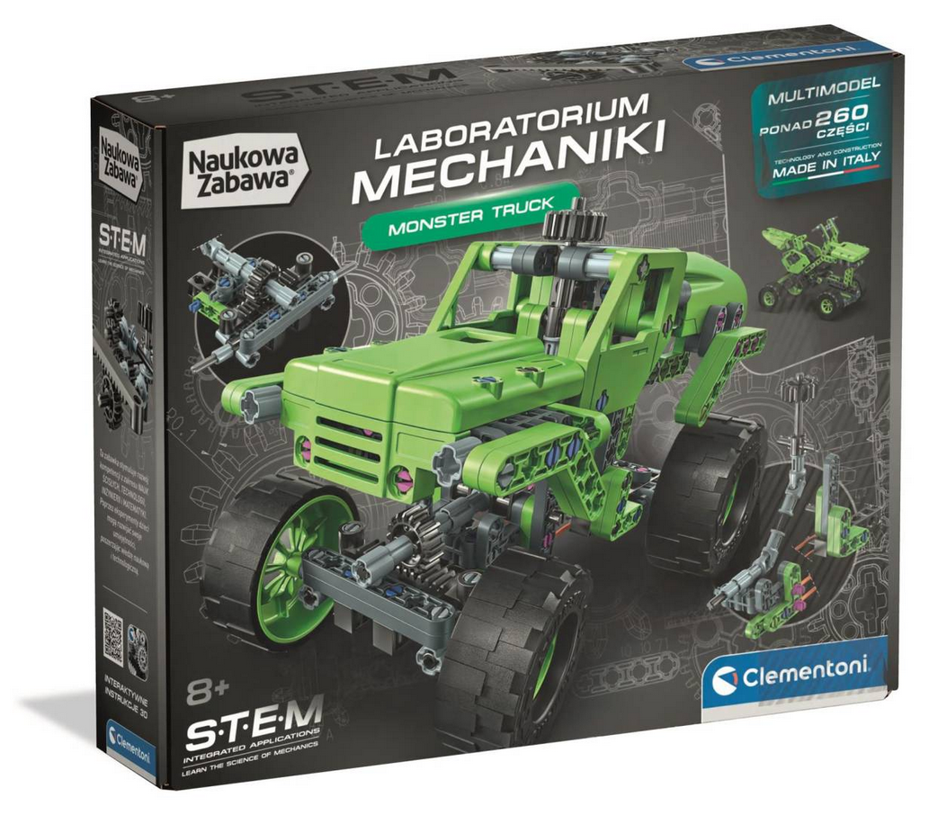Laboratorium Mechaniki Monster Truck Clementoni