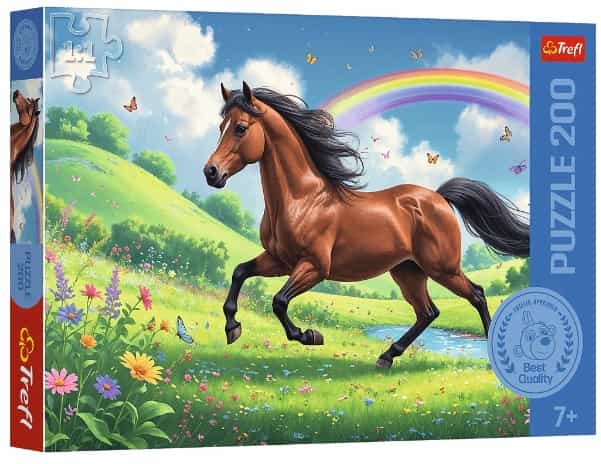 Puzzle 200 el. Dostojny Koń Konik Trefl