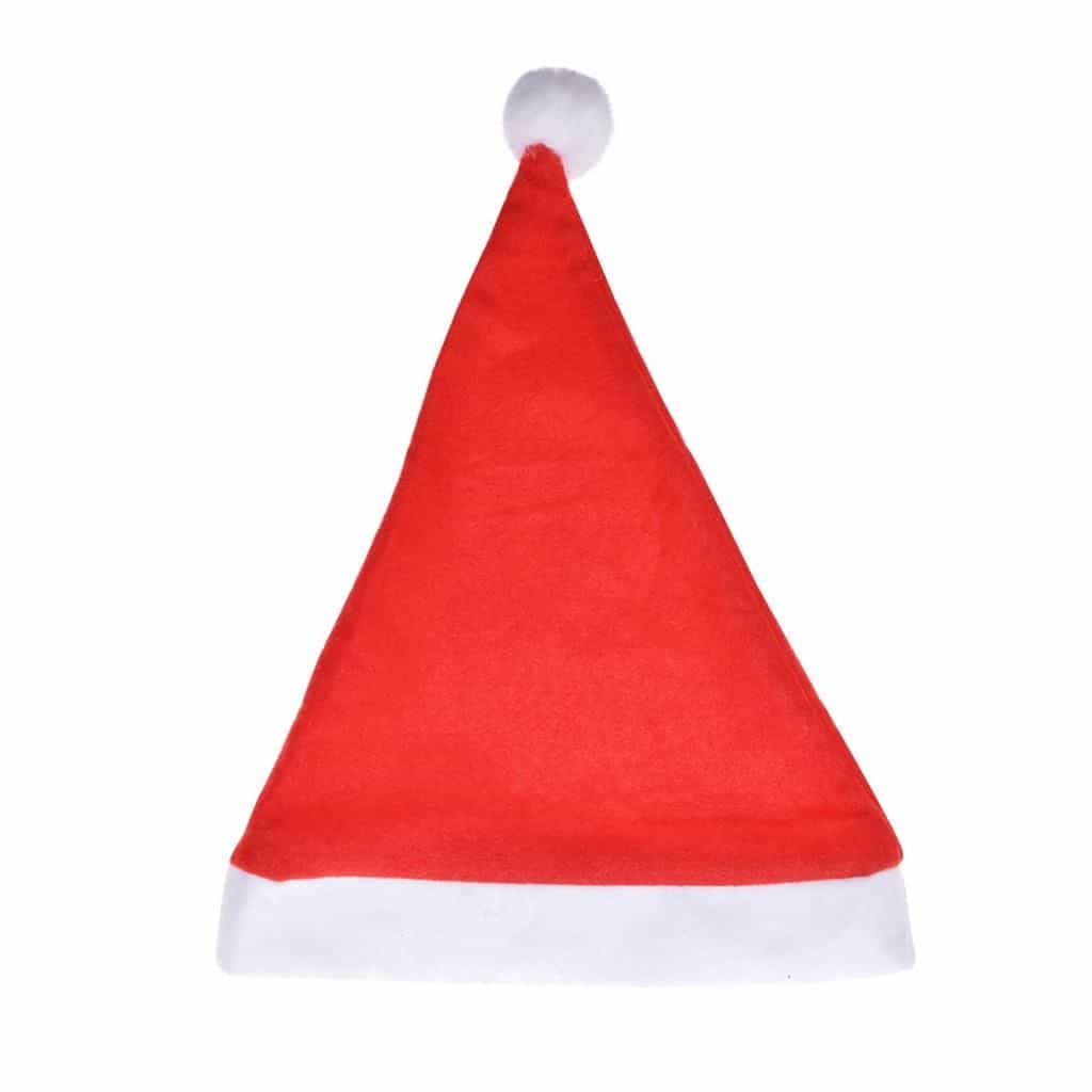 Czapka Świętego Mikołaja czerwona z pomponem 35 cm