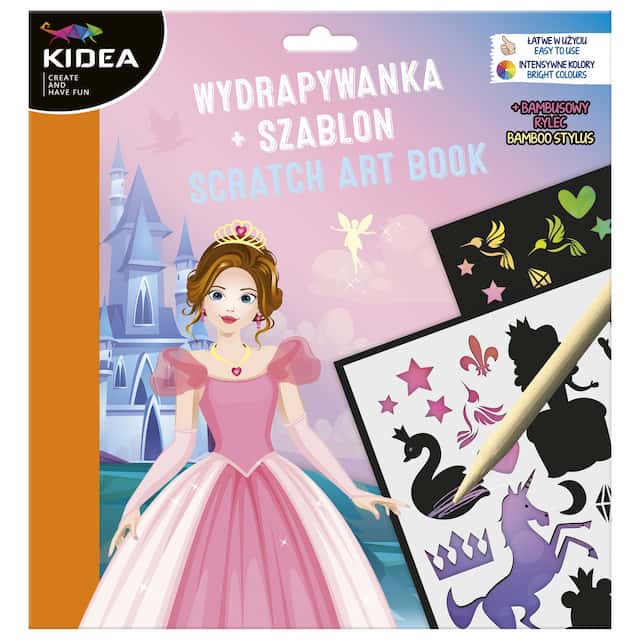 KREATYWNE WYDRAPYWANKI Z SZABLONAMI C KIDEA – zdjęcie 1