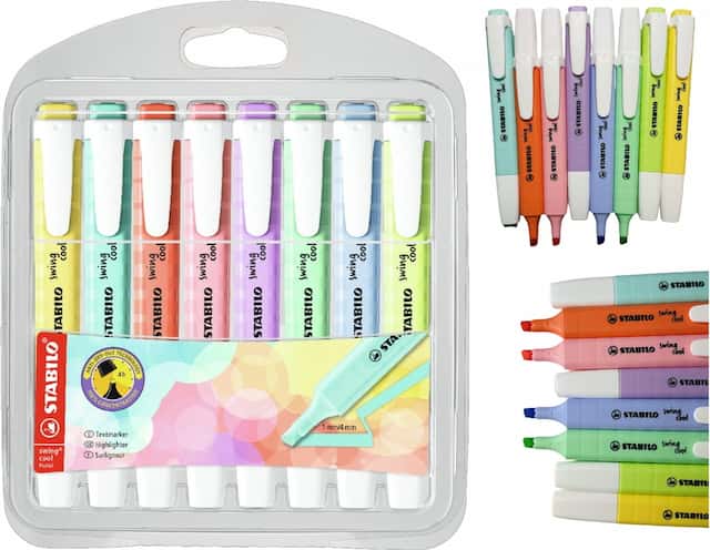ZAKREŚLACZ SWING pastel 8szt. – zdjęcie 1