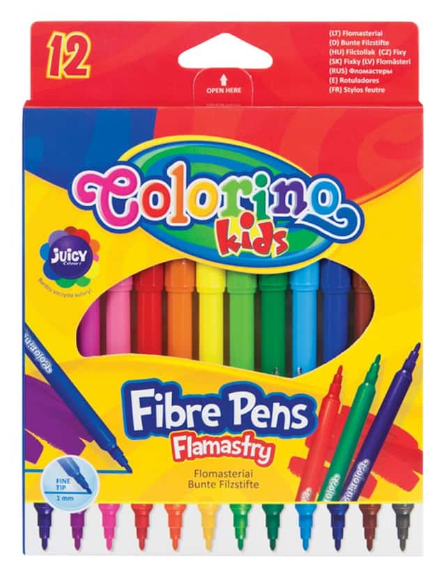 COLORINO KIDS FLAMASTRY 12kol. 