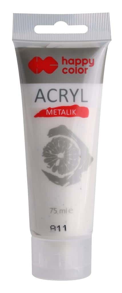 FARBA AKRYLOWA 75ml satynowe srebro