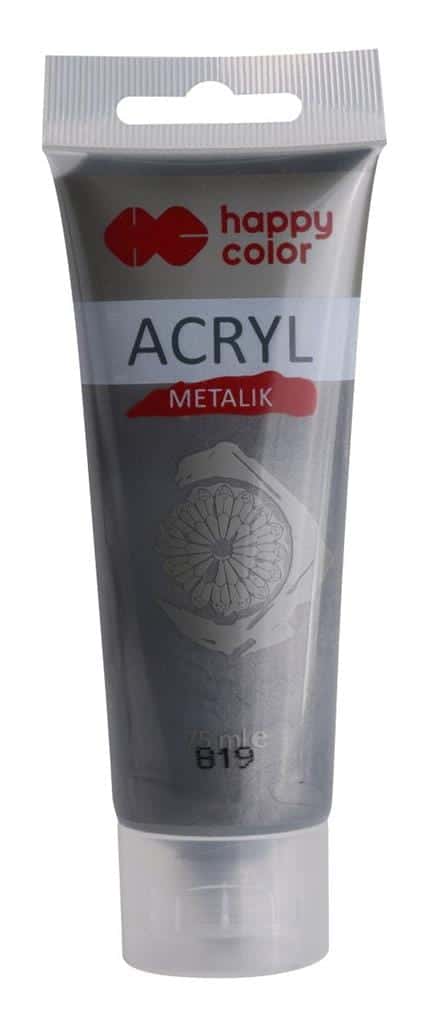 FARBA AKRYLOWA 75ml czarne srebro