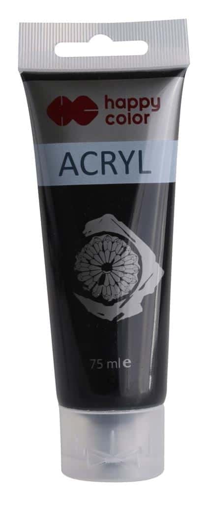 FARBA AKRYLOWA 75ml czarny