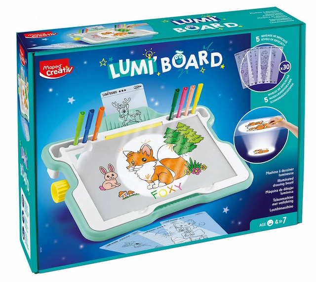MAPED CREATIV LUMIBOARDPODŚWIETLANA TABLICA DO ODRYSOWYWANIA – zdjęcie 1