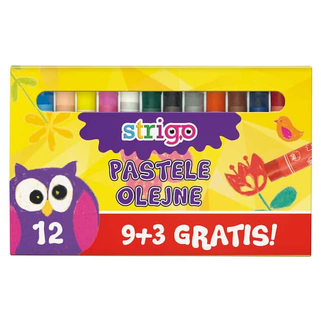 PASTELE OLEJNE 12 KOL – zdjęcie 1