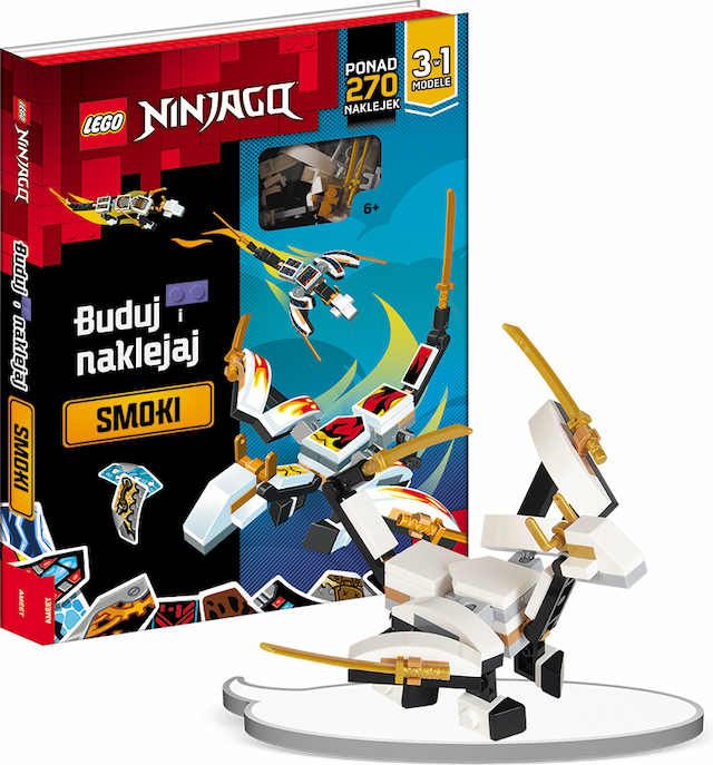 LEGO NINJAGO. BUDUJ I NAKLEJAJ. SMOKI