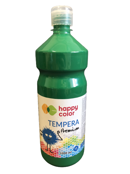 FARBA TEMPERA PREMIUM 1000ml ciemnozielony 52