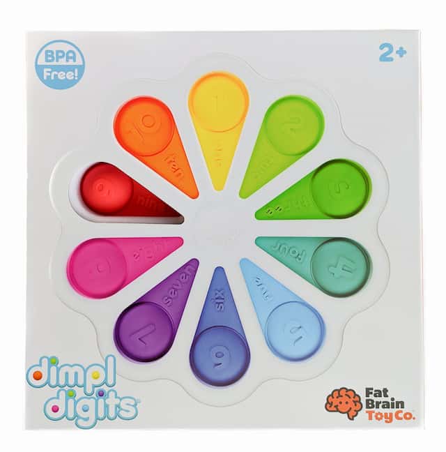 BĄBELKI CYFERKI DIMPL DIGITS – zdjęcie 1