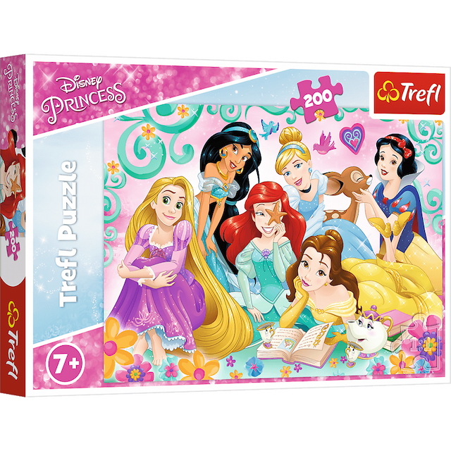 Puzzle "200" Radosny świat księżniczek/Disney Princes – zdjęcie 1