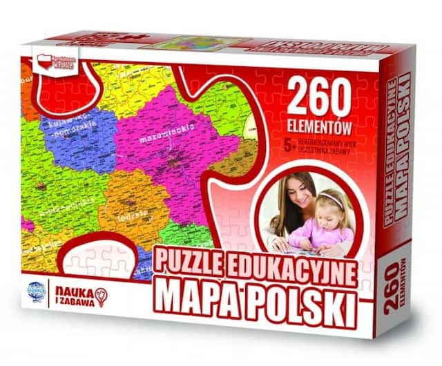 PUZZLE EDUKACYJNE MAPA POLSKI – zdjęcie 1