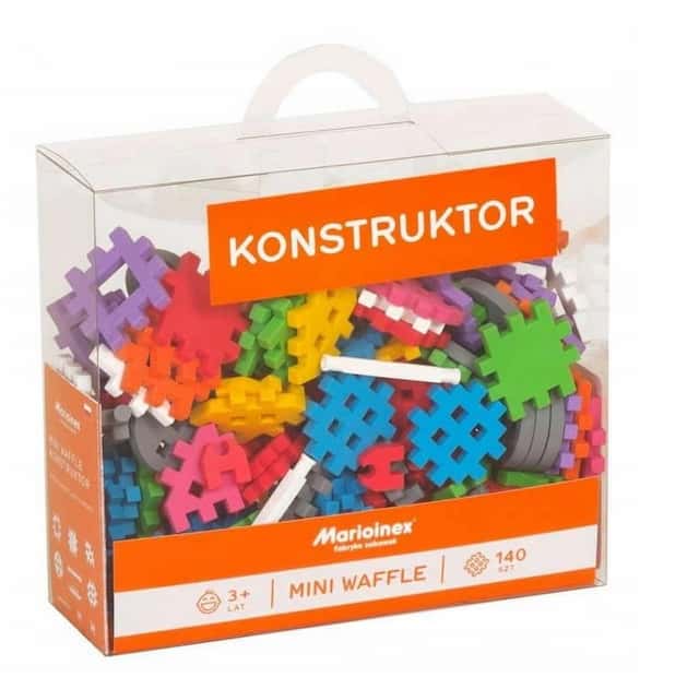 KLOCKI konstrukcyjne MINI WAFLE 140el KONSTRUKTOR – zdjęcie 1