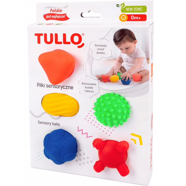 420 PIŁECZKI SENSORYCZNE 5 SZT. SENSORY BALLS  – zdjęcie 1