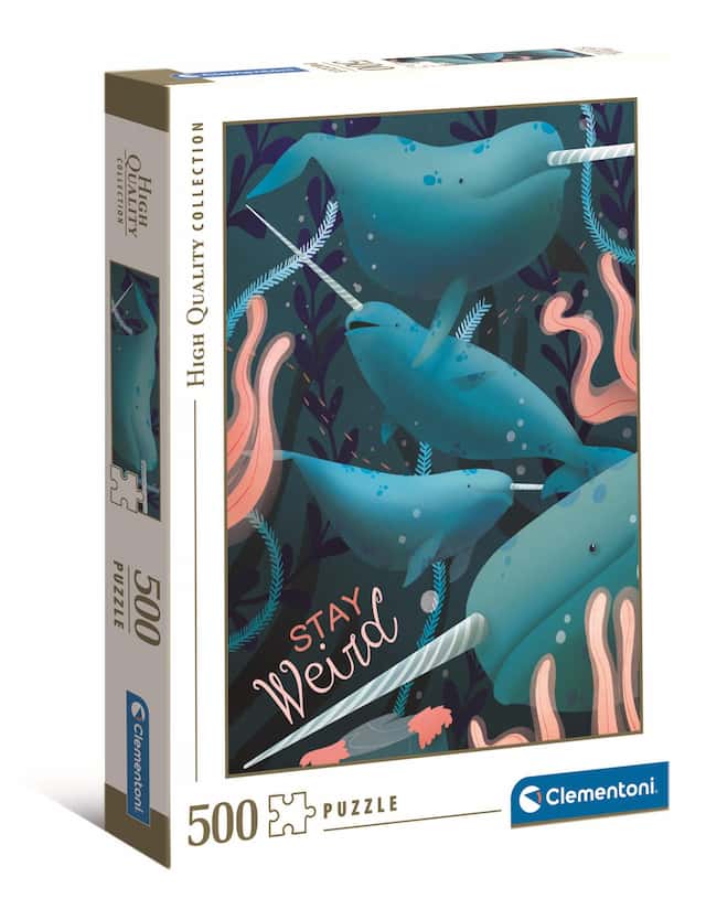 PUZZLE 500 FANTASTYCZNE ZWIERZETA NARWAL – zdjęcie 1