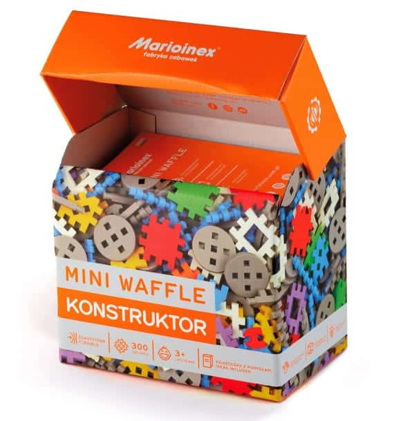 KLOCKI WAFLE MINI 300 SZT. KONSTRUKTOR – zdjęcie 1