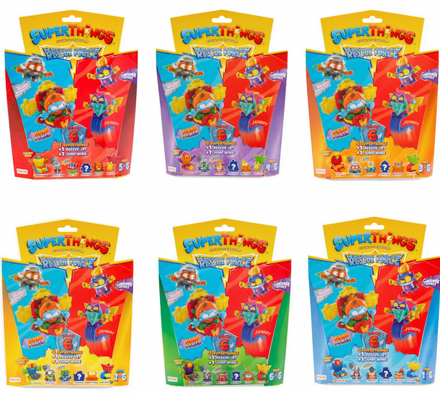 MBX SUPERTHINGS Rescue Force 4 Pack Jet