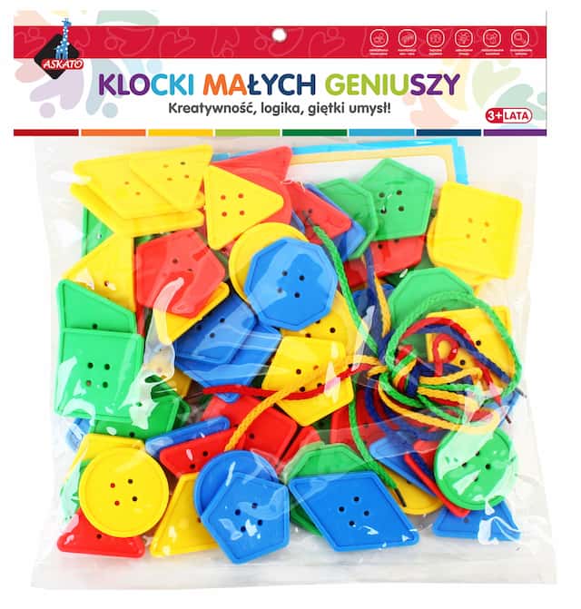 Klocki małych geniuszy-guziki 106 el. – zdjęcie 1