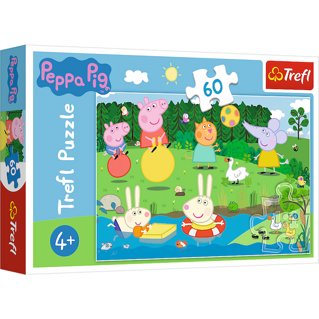 PUZZLE 60 WAKACYJNA ZABAWA/ PEPPA PIG  – zdjęcie 1