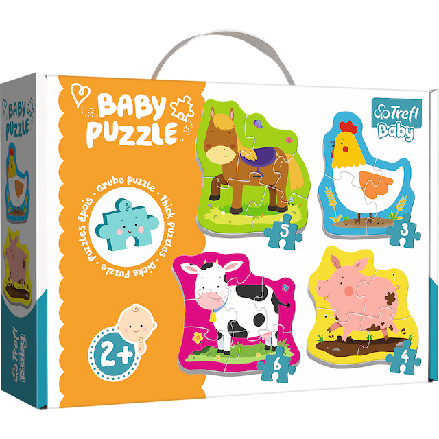 Puzzle "Baby Clasic" Zwierzęta na wsi – zdjęcie 1