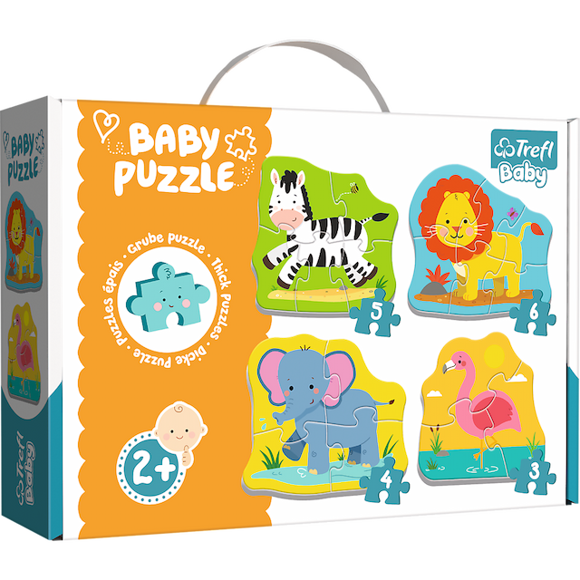 PUZZLE BABY CLASSIC ZWIERZETA NA SAFARI – zdjęcie 1