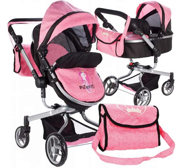 WÓZEK 2W1 DLA KSIĘŻNICZEK PRINCESS – zdjęcie 1