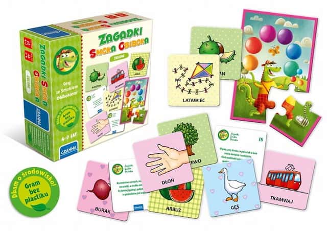 GRA ZAGADKI SMOKA OBIBOKA ZIELONE – zdjęcie 1