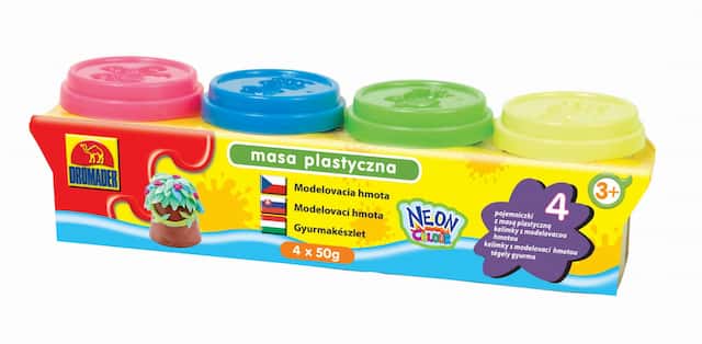 MASA PLASTYCZNA 4 MAŁE TUBY