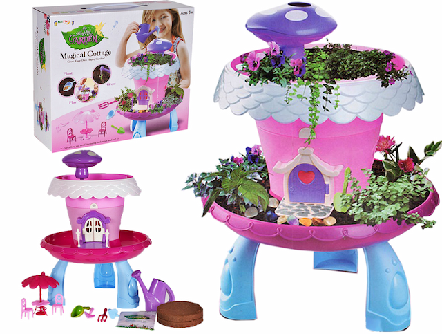 MAGICZNY DOMEK WRÓŻKI Z UPRAWĄ ROŚLIN – zdjęcie 1
