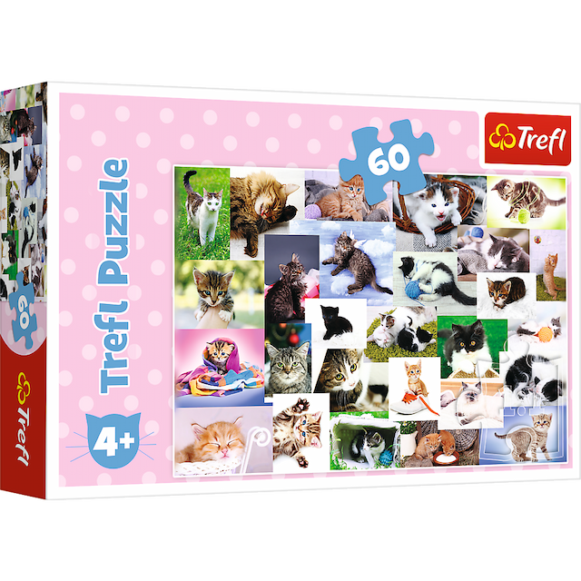 PUZZLE 60 KOCI ŚWIAT – zdjęcie 1
