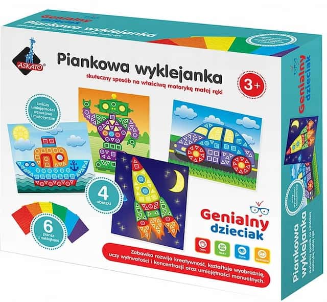 Genialny dzieciak piankowa wyklejanka – zdjęcie 1