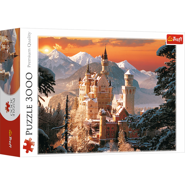 3000 Zimowy Zamek Neuschwanstein, Niemcy – zdjęcie 1