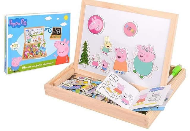 Tablica kredowo-magnetyczna PeppaPig100 puzzli gazetka – zdjęcie 1
