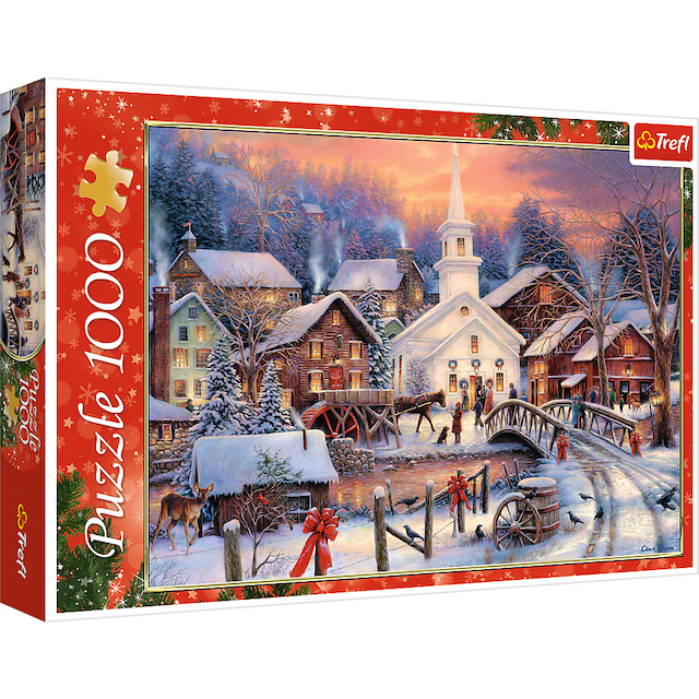 PUZZLE 1000 BIAŁE ŚWIĘTA – zdjęcie 1