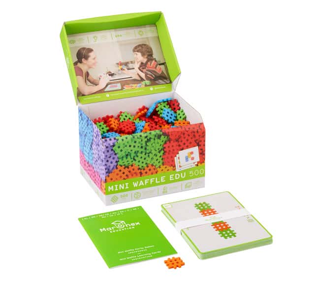 KLOCKI WAFLE MINI 500SZT.EDU – zdjęcie 1
