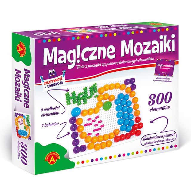 MAGICZNE MOZAIKI 300 GRA KREATYWNA GAZETKA – zdjęcie 1