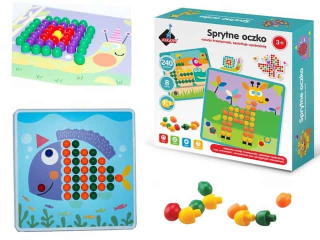MOZAIKA SPRYTNE OCZKO/GRZYBKI  – zdjęcie 1