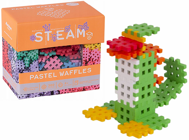 KLOCKI WAFLE MINI PASTEL 300SZT – zdjęcie 1